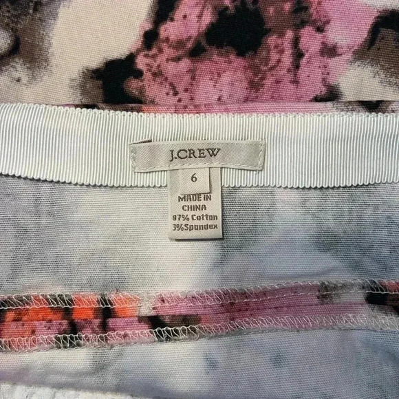 J Crew Floral Mini Skirt A928 - Picture 4 of 4